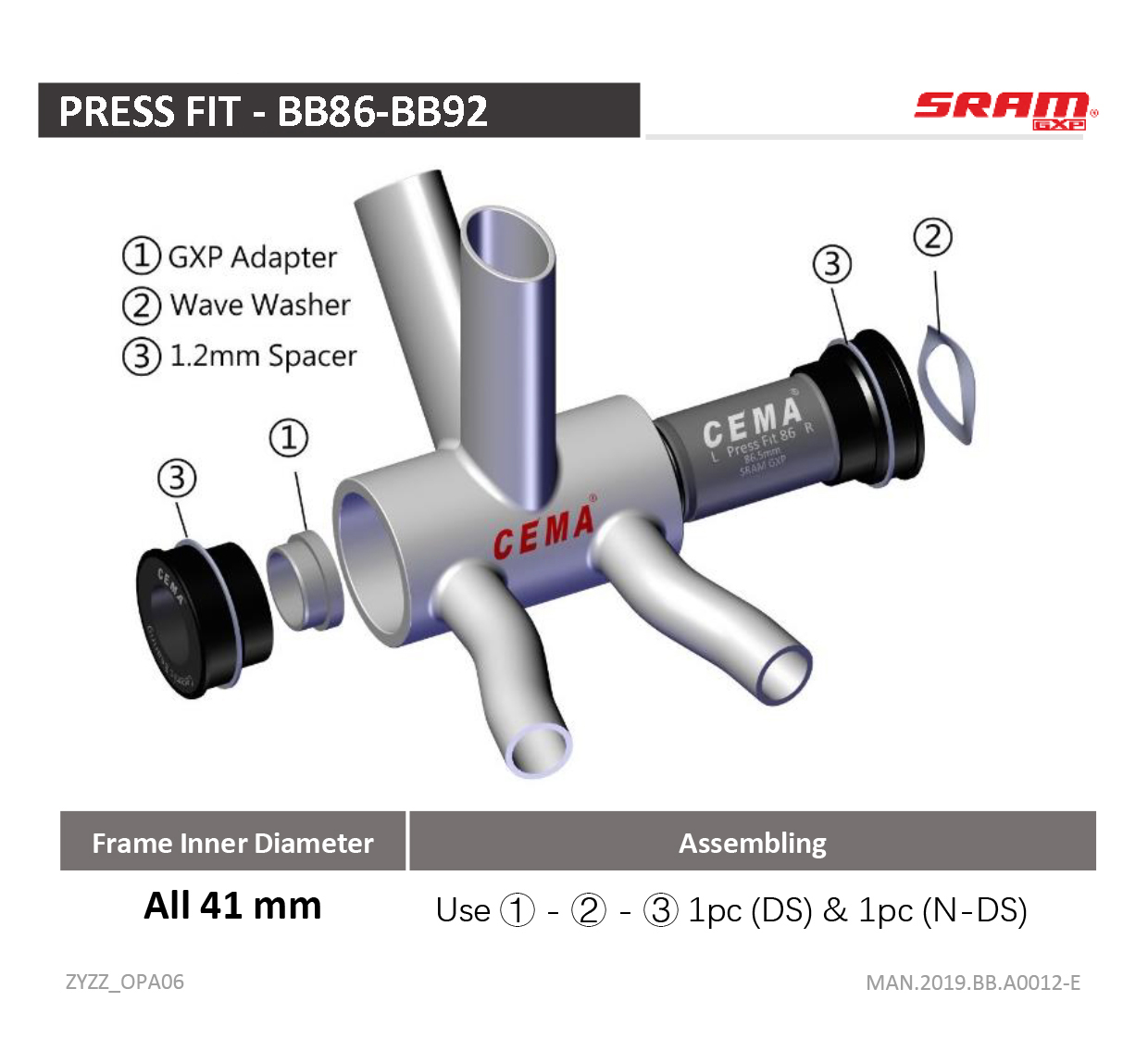 Bb92 gxp bottom bracket online