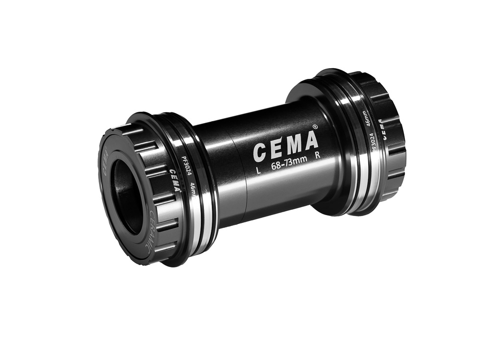 [SRC-BT-PF3024B-SS] PF30 pour Shimano (Noire, Acier inoxydable)